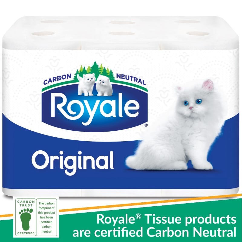 Royale tissue products are certified carbon neutral